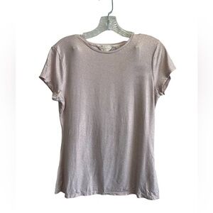 Ted Baker Sparkle Pink Short Sleeve Blouse Top Size 3